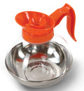 Jarra cafetera 1.7lt de colicarbonato con aluminio naranja
