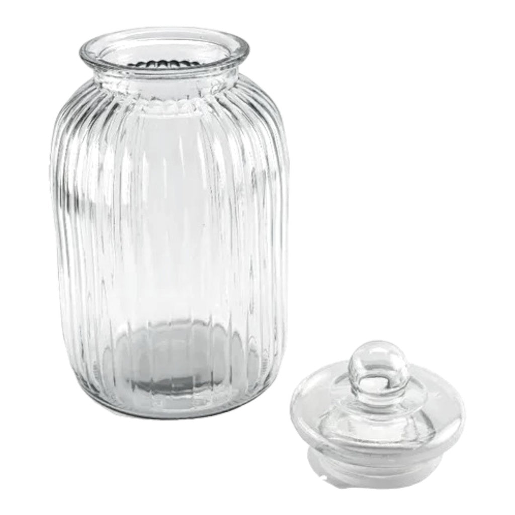 Especiero cilindrico rayas c/tapa 4l ( caja con 6)