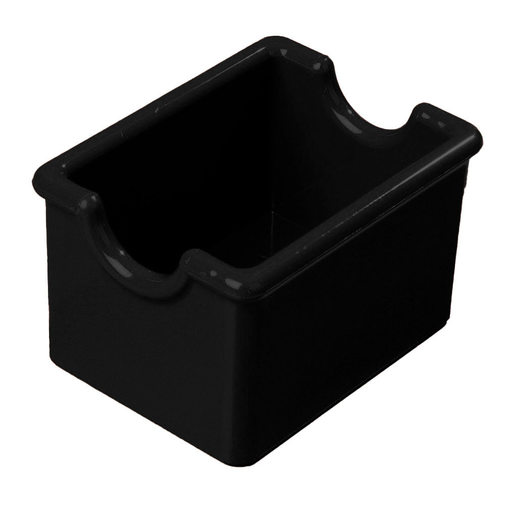 Azucarera para sobres melamina negra