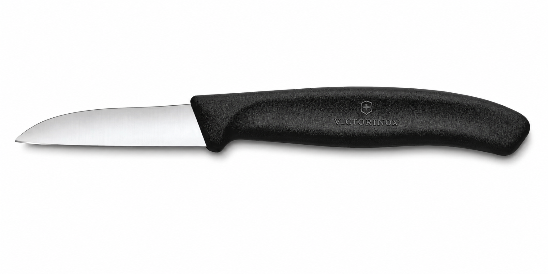 Cuchillo mondador recto negro 5.0603