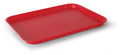 Charola rectangular con antiadherente 25x36cm roja