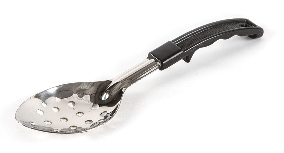 Cuchara perforada 38cm mango plástico