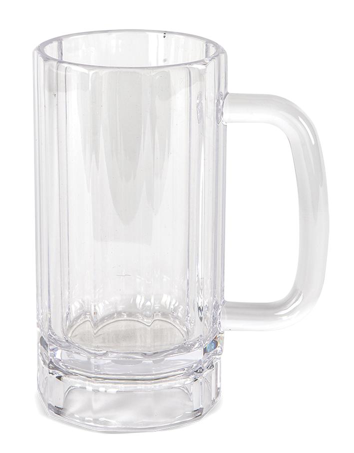 Tarro cervecero 16oz policarbonato transparente
