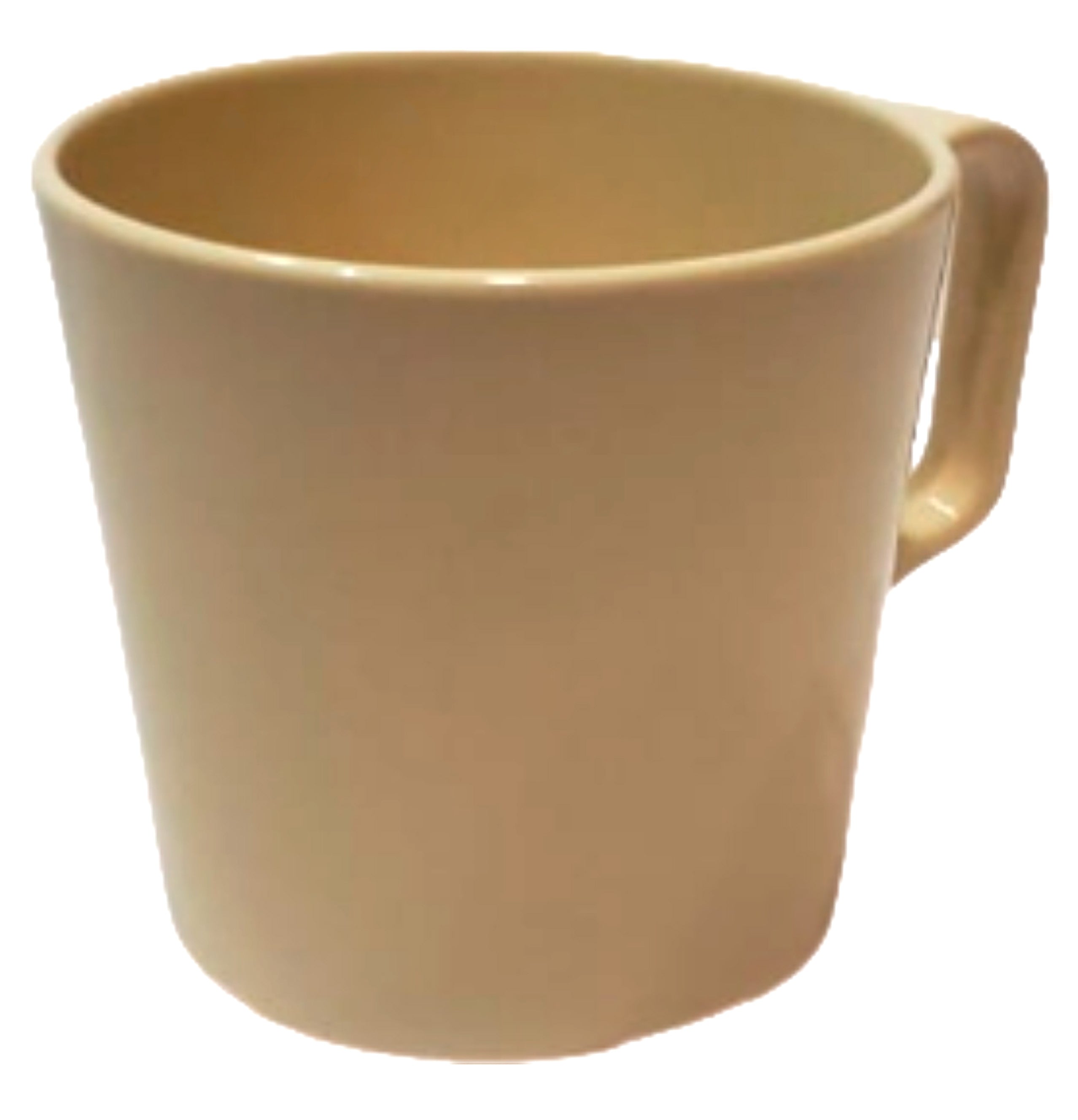 Taza estibable melamina 9x8.8cm beige