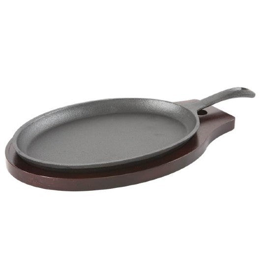 Sartén de hierro fundido 32x20 cm oval