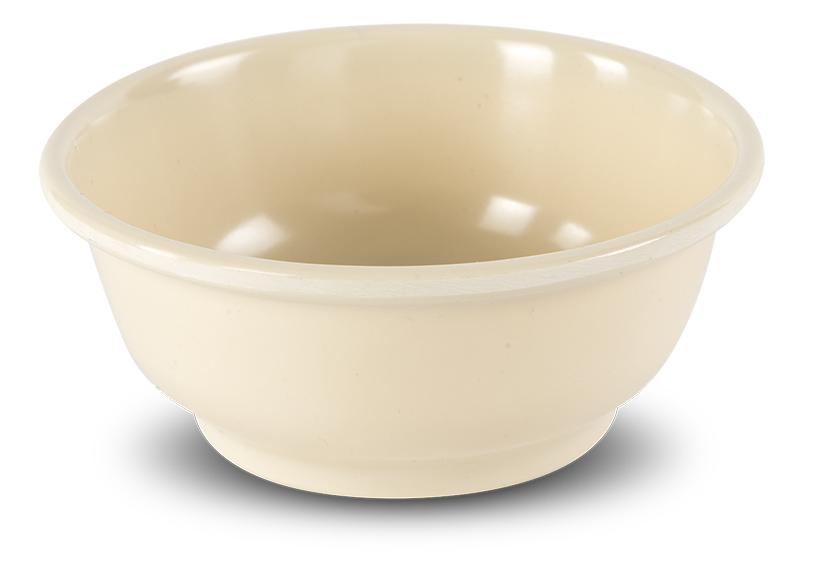 Tazón cereal melamina 379ml 15x4cm beige