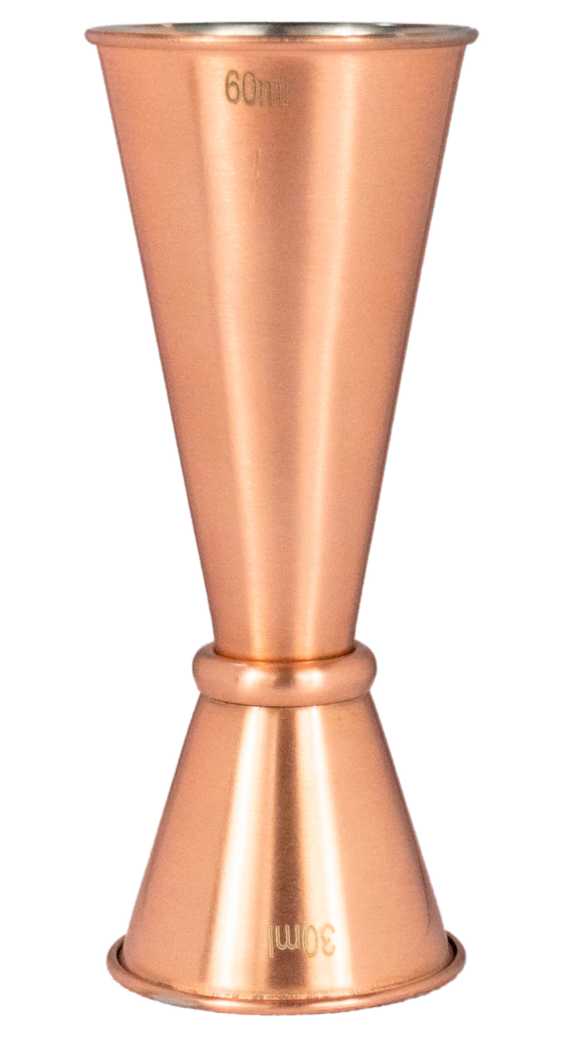 Jigger japones 1x2 oz acero inoxidable cobrizo