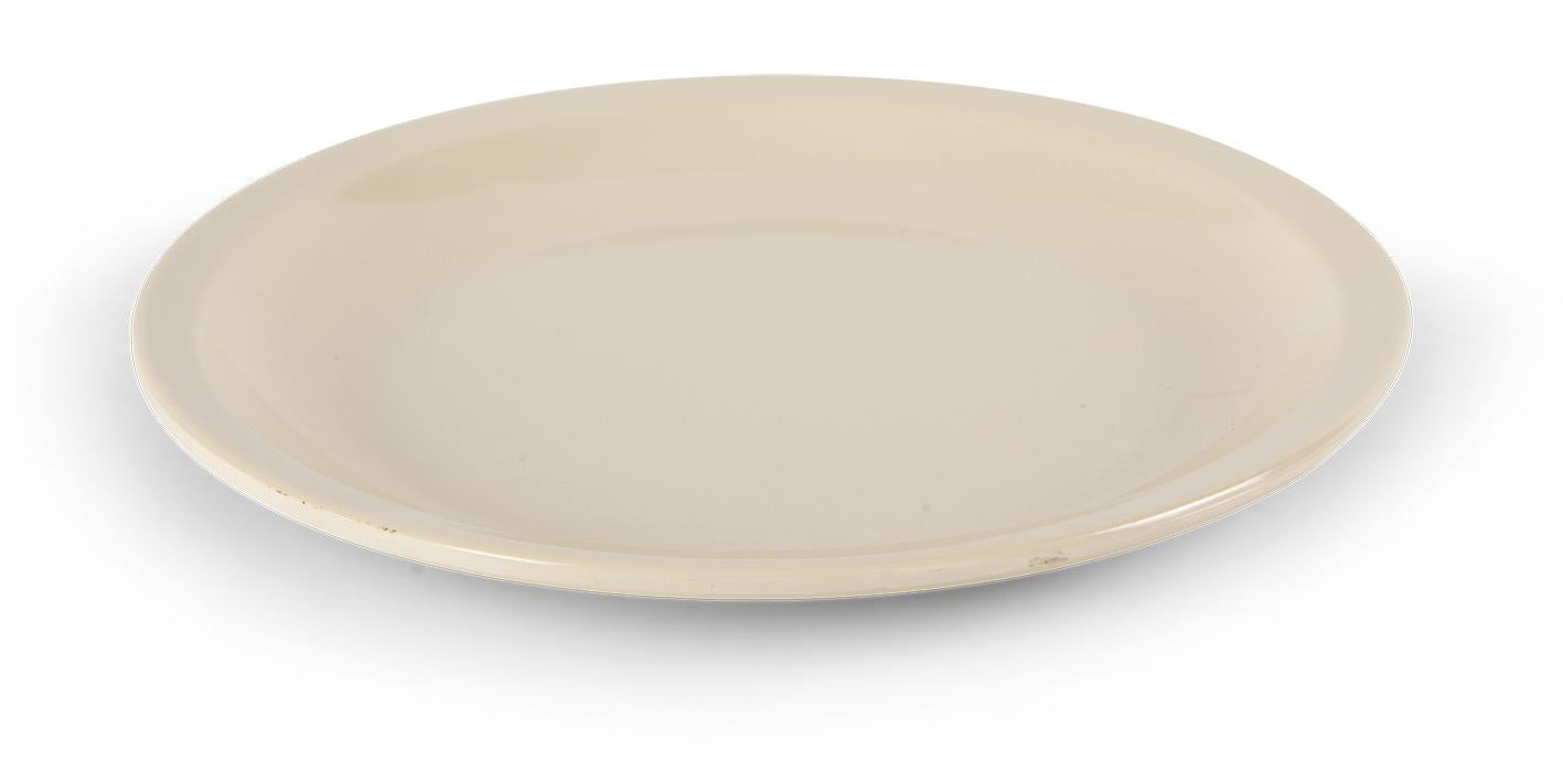 Plato de melamina, 16cm beige