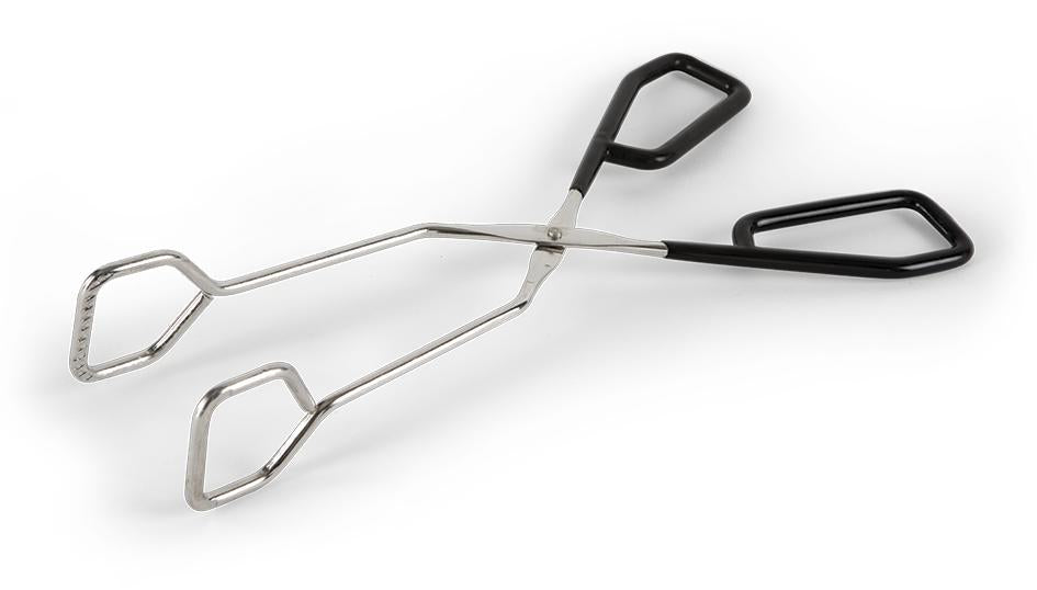 Pinza tijera de acero inoxidable 30cm con mango negro