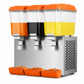 Dispensador de bebidas frías de 3 tinas para 12 litros