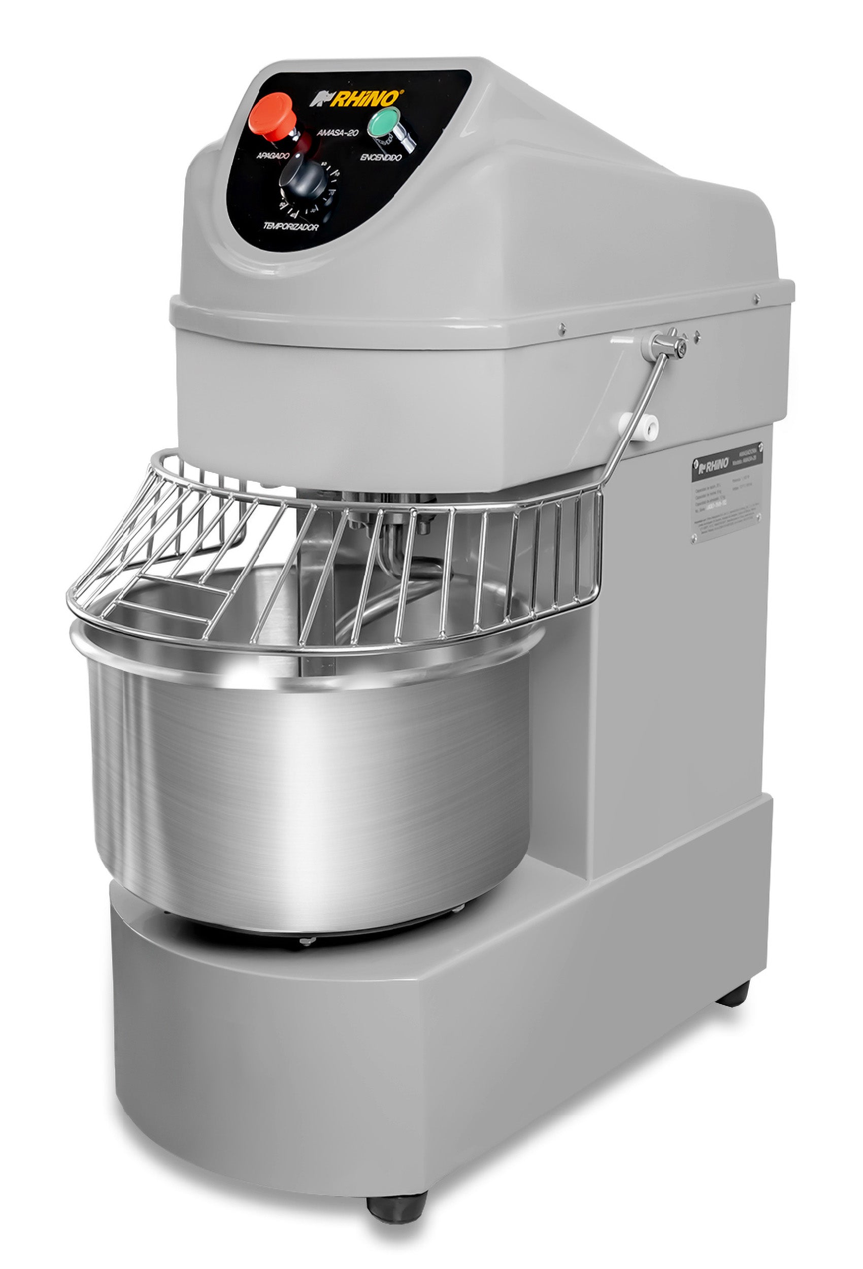 Amasadora Industrial modelo AMASA-20  de capacidad de 20 lt