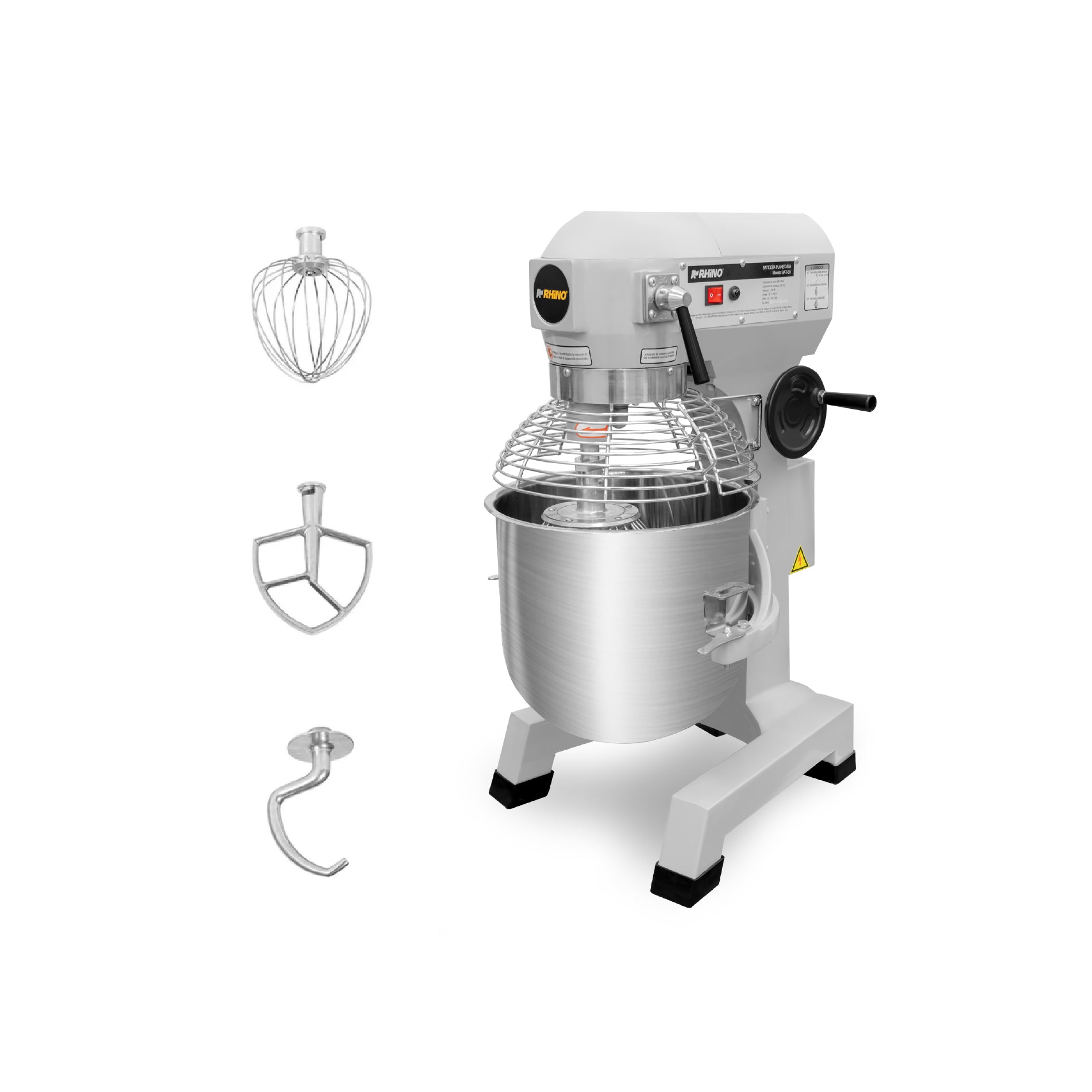 Batidora 30lt, 5.3kg Amasado, Monofásica