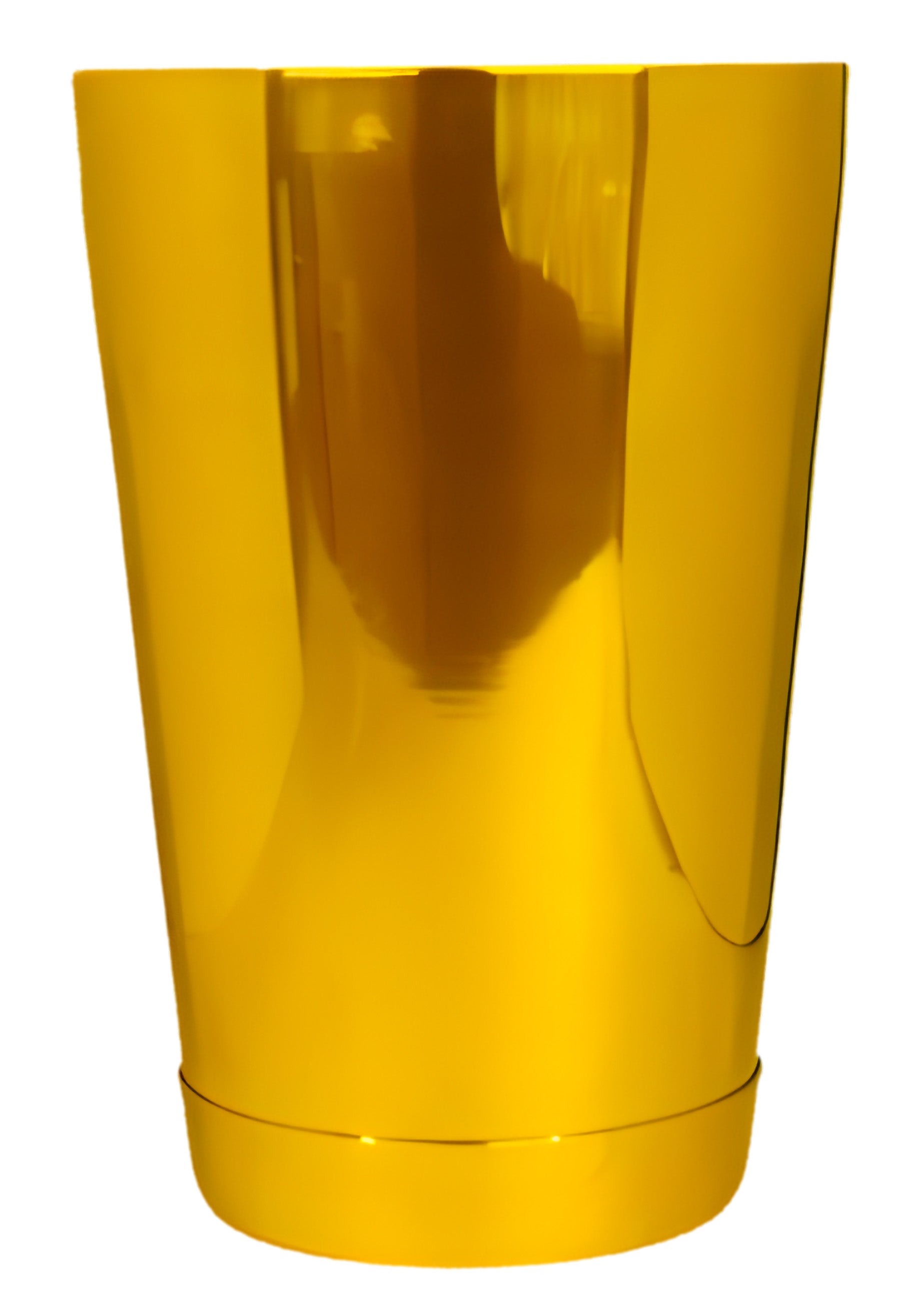 Shaker de acero inoxidable con peso en fondo dorado 28 oz