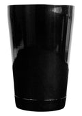 Shaker de acero inoxidable con peso en fondo negro 18 oz