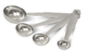 Cucharas medidoras pesadas de acero inoxidable (4 piezas)