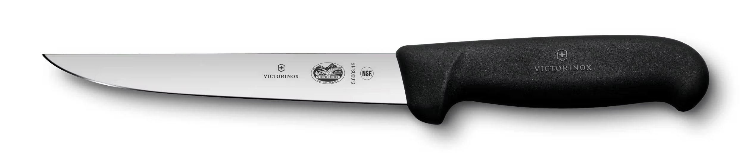 Cuchillo filetero recto mango negro