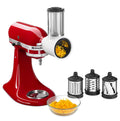 Batidora artisan 4.7lt roja de 10 velocidades con rallador incluido