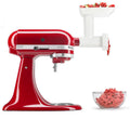 Batidora artisan 4.7lt roja de 10 velocidades con molino para carne