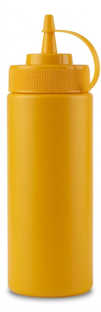 Mamila de 12 oz para usos múltiples amarilla
