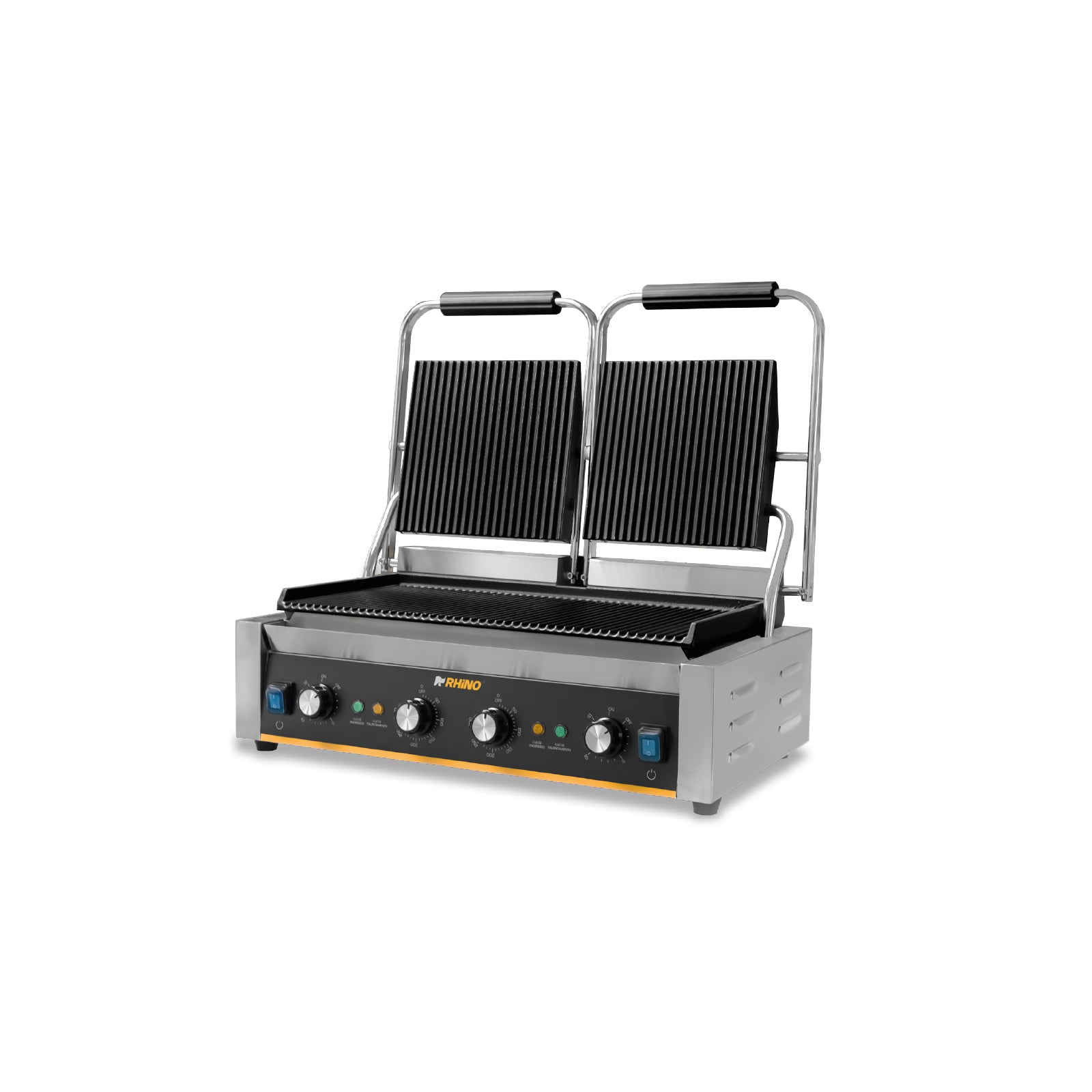 Parrilla Panini Doble para Uso Comercial