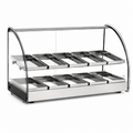 Vitrina caliente de 2 niveles con led