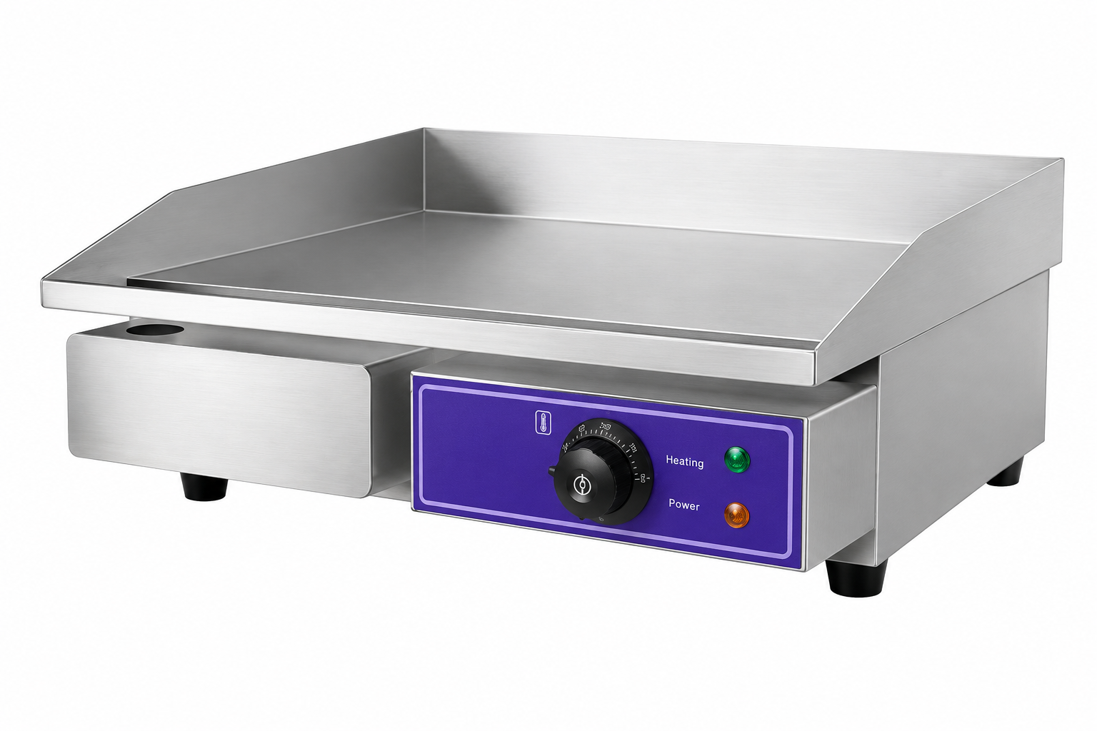 Plancha eléctrica plana de 555 mm