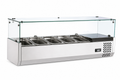 Vitrina refrigerada para ensalada de 5 insertos
