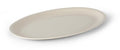 Platón oval 29cm melamina beige