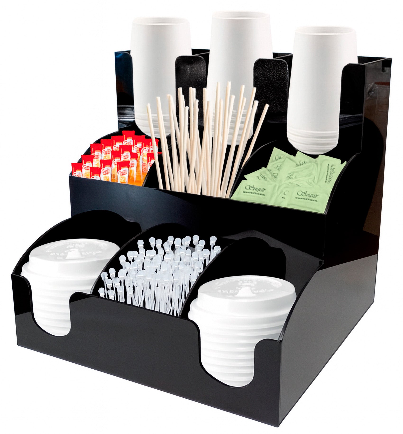 Organizador de vasos de cafe 3 pisos