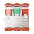 Dispensador de bebidas frías de 3 tinas para 18 litros