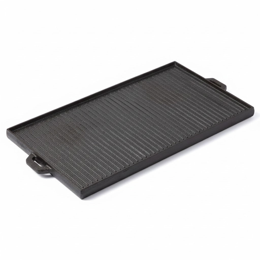 Plancha y grill 50x23cm hierro fundido