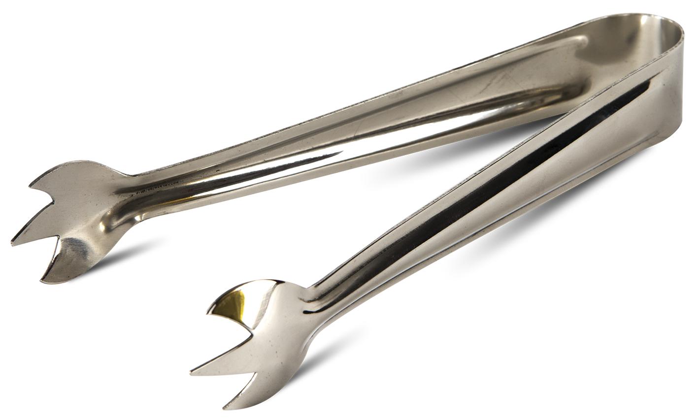 Pinza para hielo acero inoxidable pata de gallo