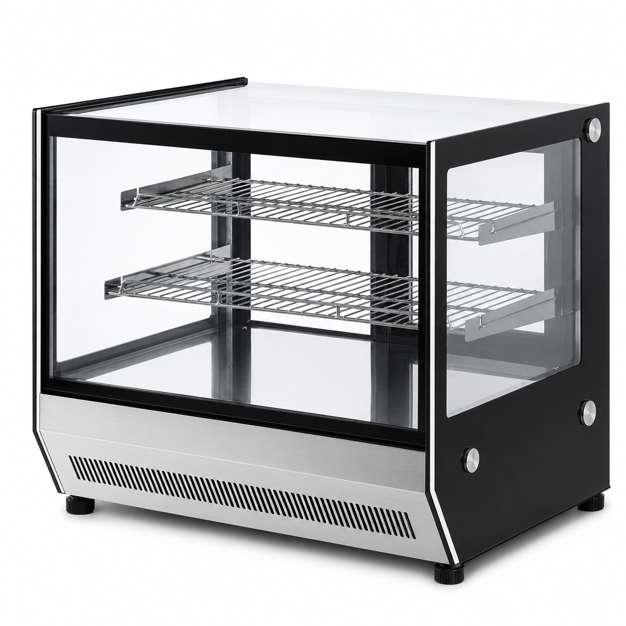 Vitrina refrigerada recta sobre mostrador