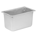 Fuente cuarto de 15 cm de profundidad en acero inoxidable