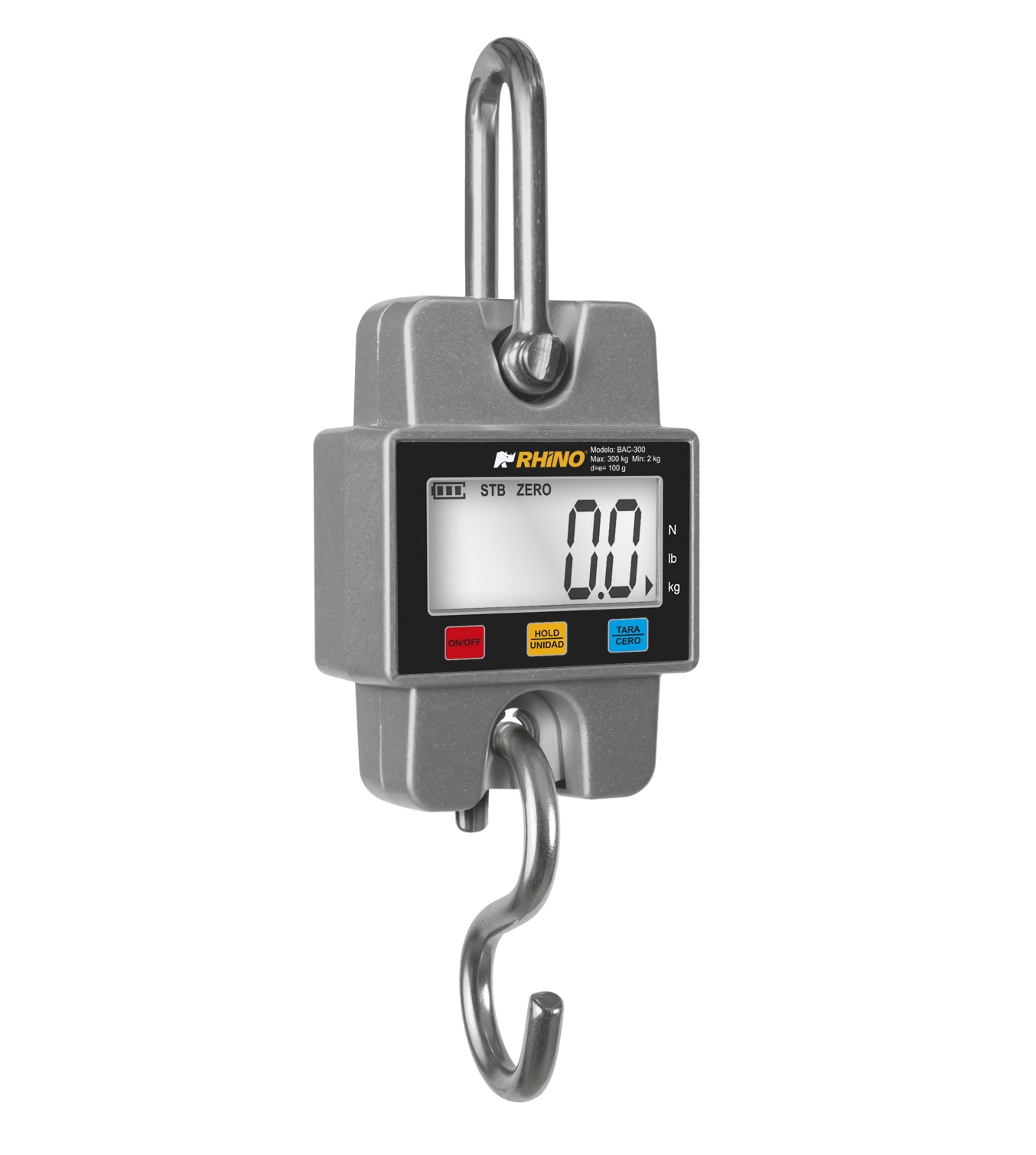 Báscula colgante 300kg / 100g