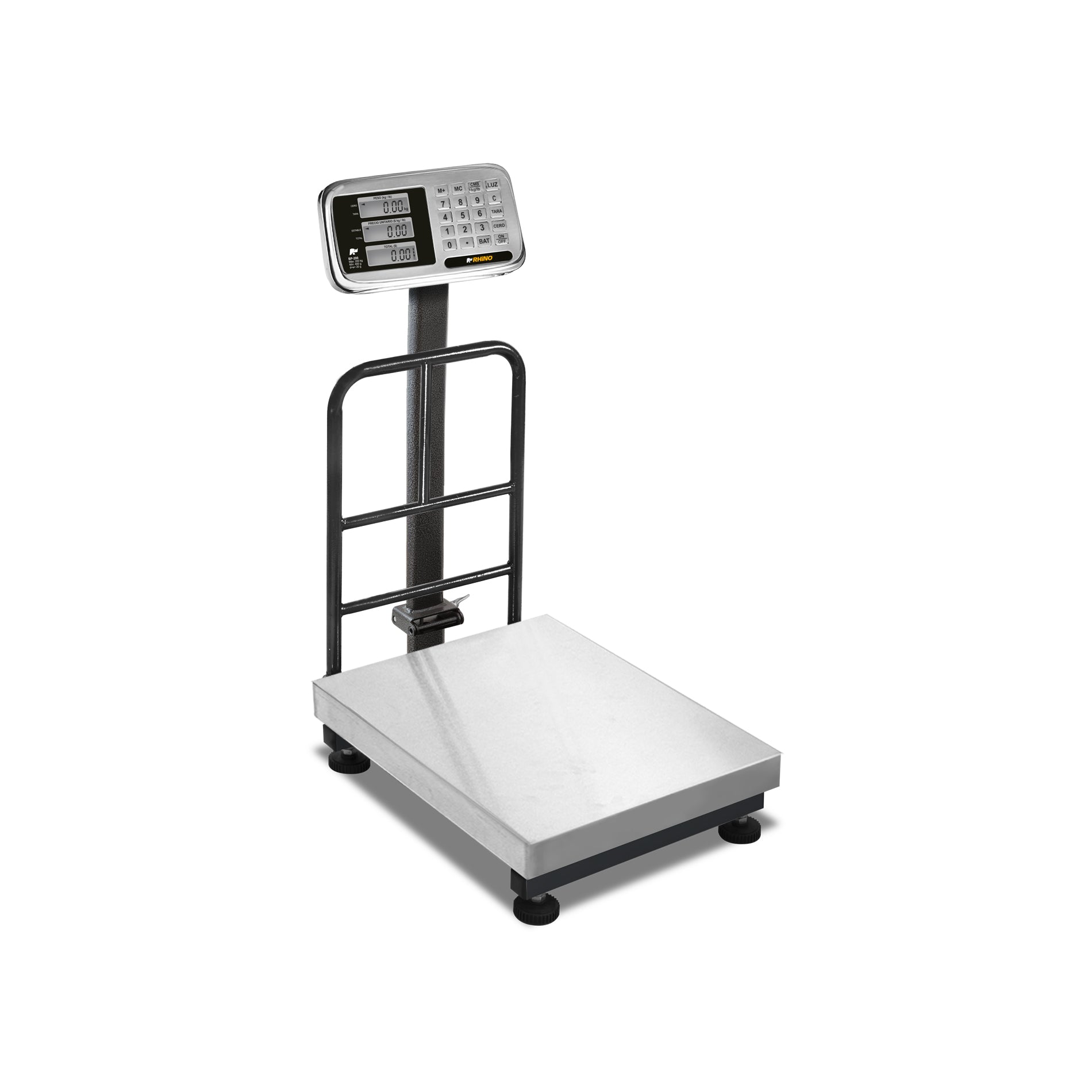 Báscula de Plataforma Inoxidable Plegable 200 kg
